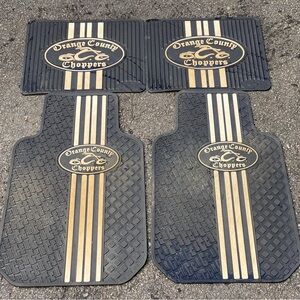 Set of 4 OCC Orange County Choppers auto / truck floor mats